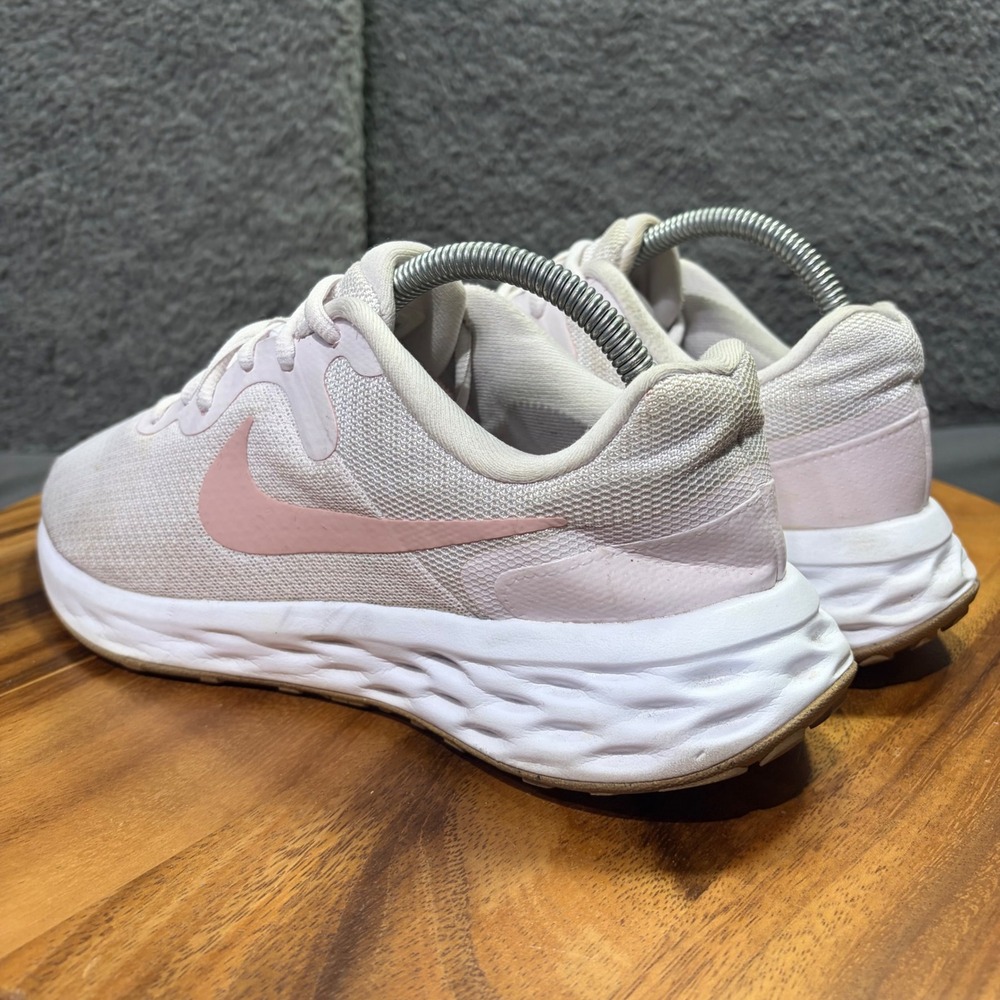 Nike Revolution 6 Next Nature Womens 10 Pink White Running Shoes DC3729-500 - Picture 6 of 12